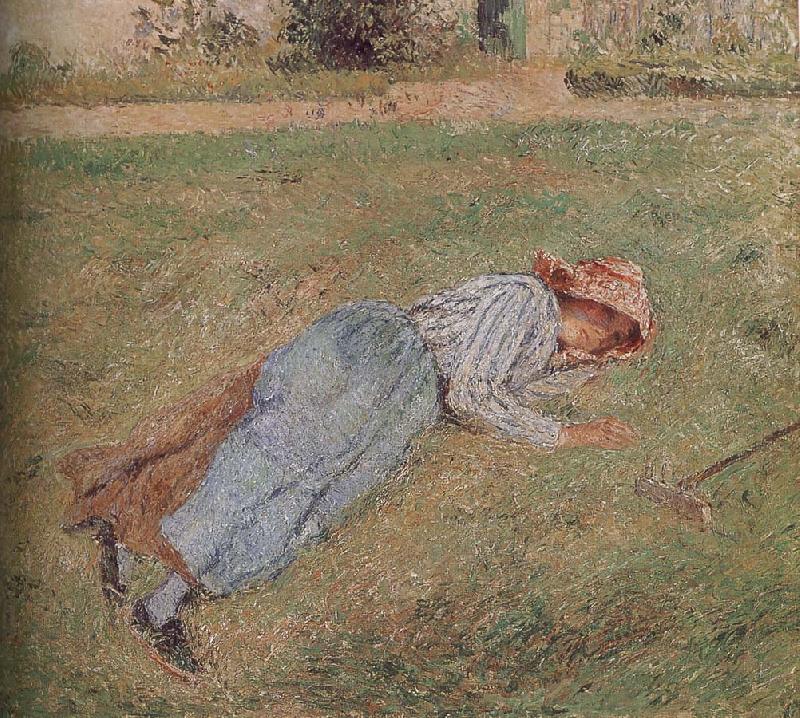 Camille Pissarro farm girls